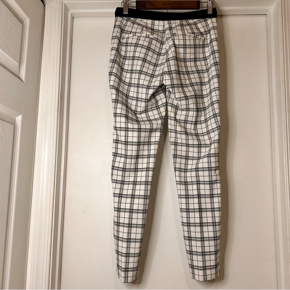 Zara Classic Black and White Plaid Pants - Size Small - Picture 7 of 12